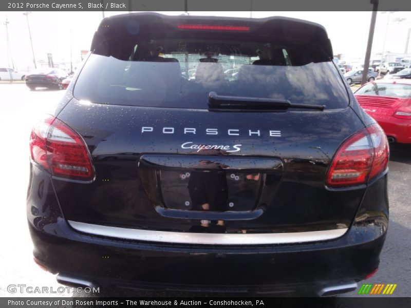 Black / Black 2012 Porsche Cayenne S