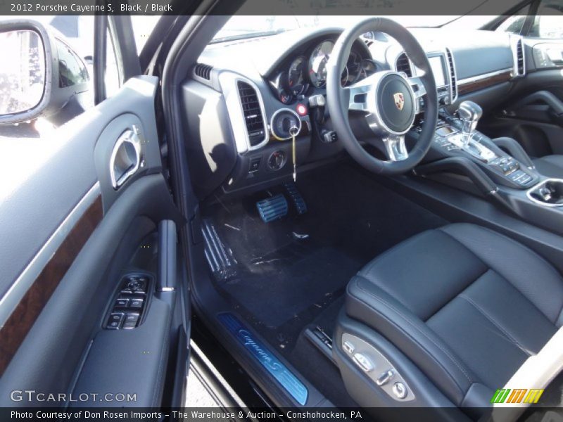  2012 Cayenne S Black Interior