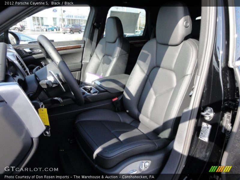 Black / Black 2012 Porsche Cayenne S