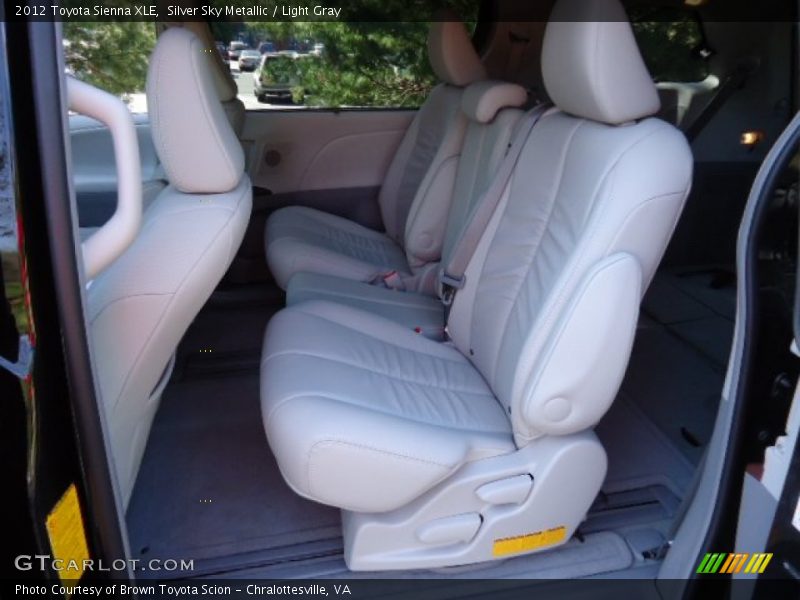 Silver Sky Metallic / Light Gray 2012 Toyota Sienna XLE