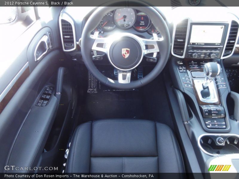 Black / Black 2012 Porsche Cayenne S