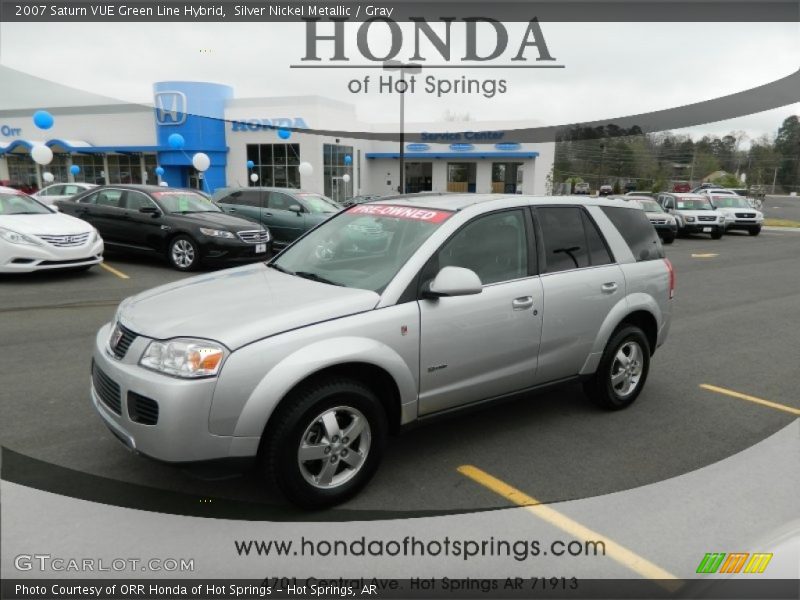 Silver Nickel Metallic / Gray 2007 Saturn VUE Green Line Hybrid
