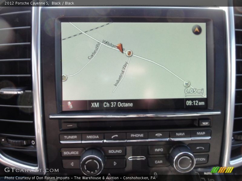 Navigation of 2012 Cayenne S