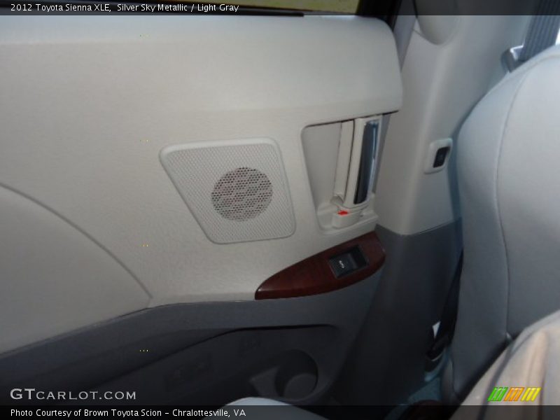 Silver Sky Metallic / Light Gray 2012 Toyota Sienna XLE