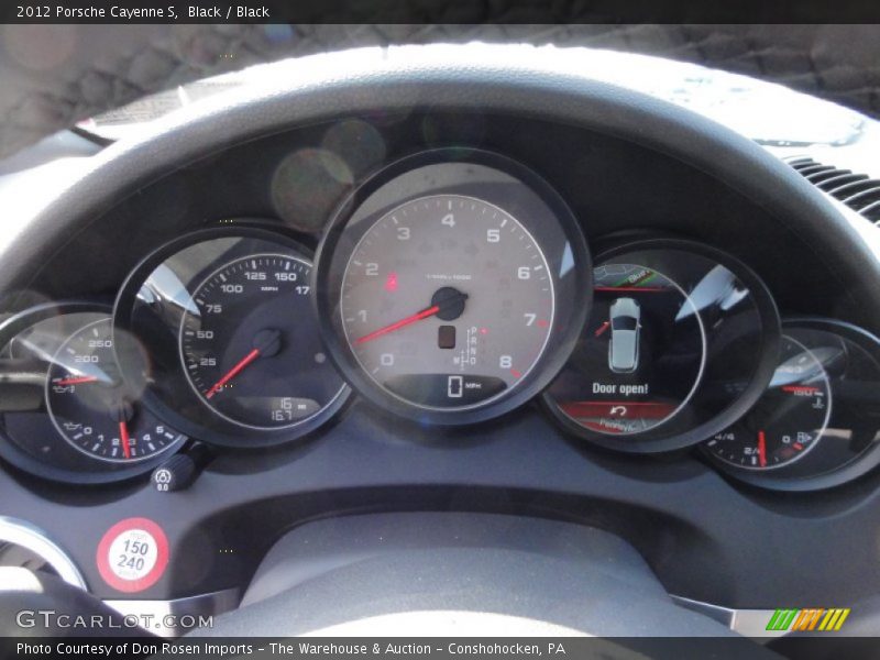  2012 Cayenne S S Gauges