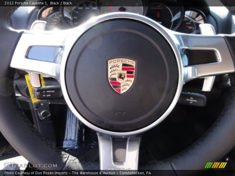 Black / Black 2012 Porsche Cayenne S