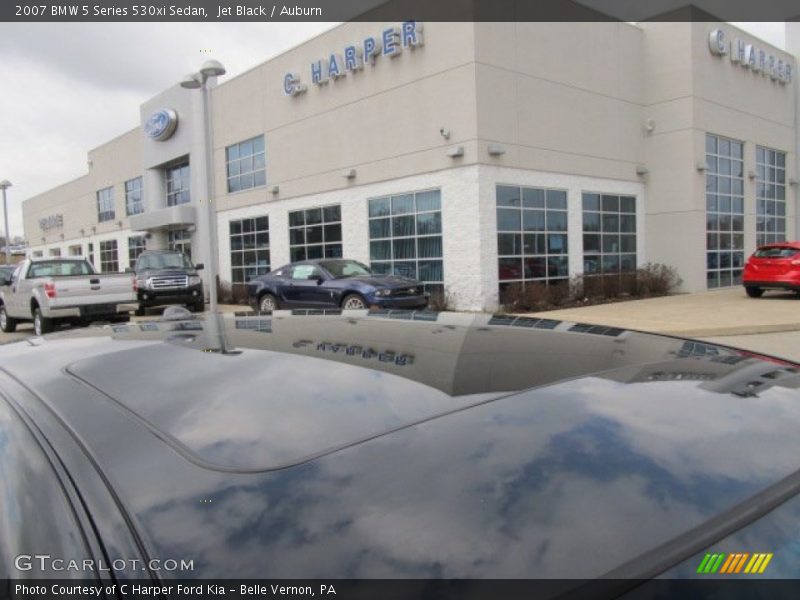 Jet Black / Auburn 2007 BMW 5 Series 530xi Sedan