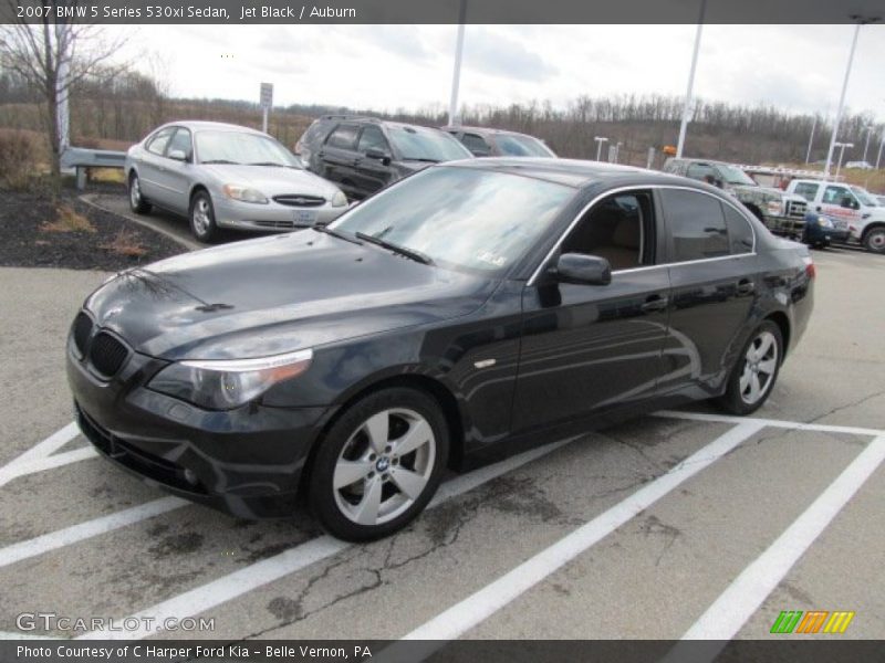 Jet Black / Auburn 2007 BMW 5 Series 530xi Sedan