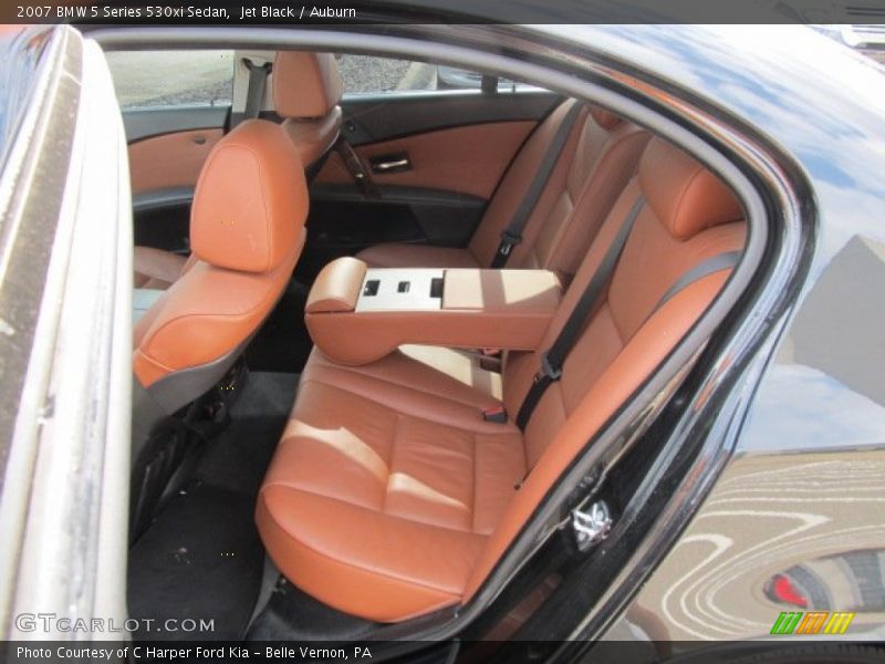 Jet Black / Auburn 2007 BMW 5 Series 530xi Sedan