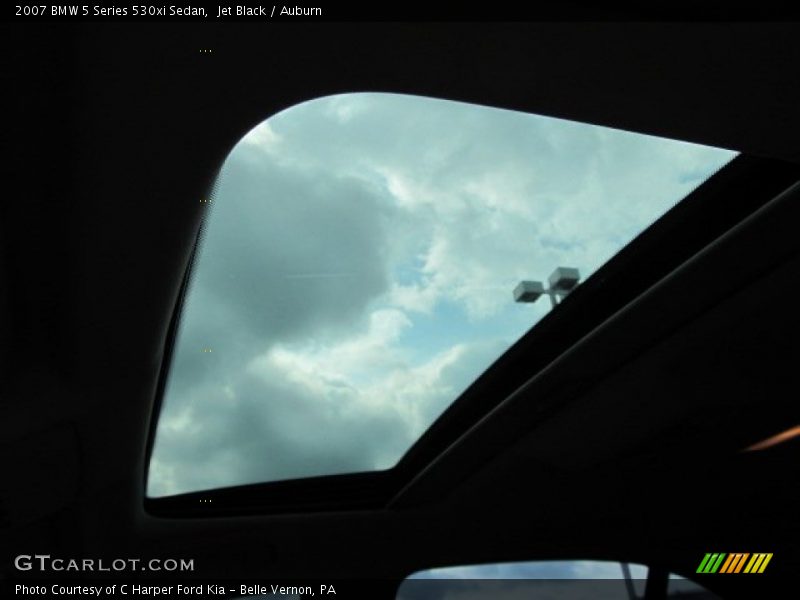 Jet Black / Auburn 2007 BMW 5 Series 530xi Sedan