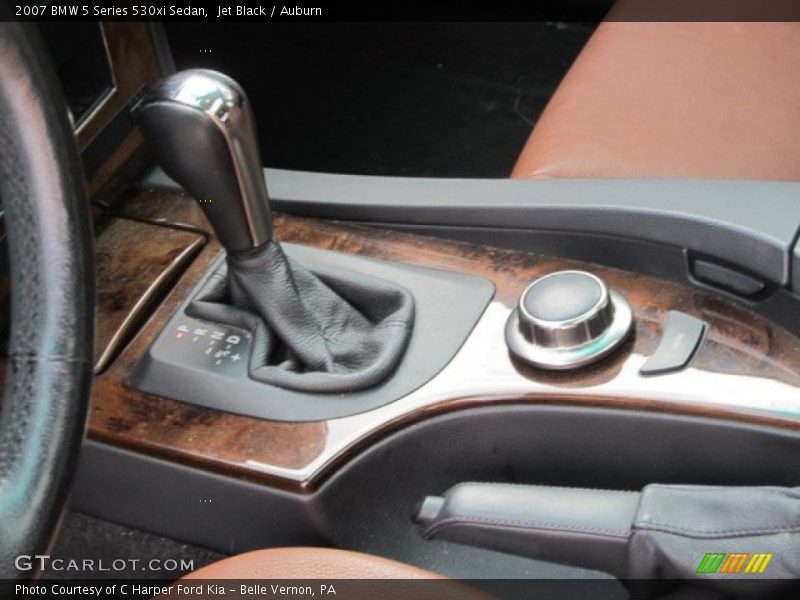 Jet Black / Auburn 2007 BMW 5 Series 530xi Sedan