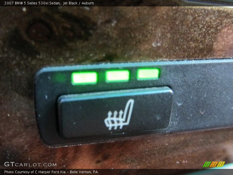 Jet Black / Auburn 2007 BMW 5 Series 530xi Sedan
