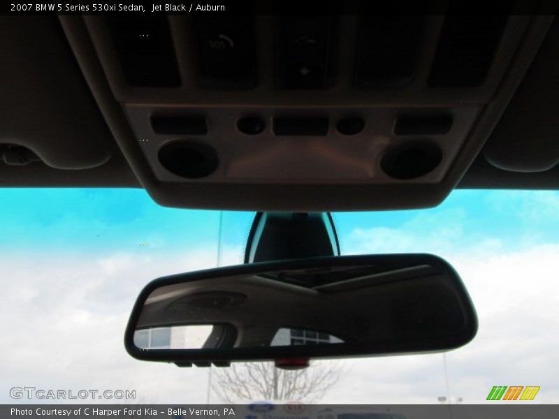 Jet Black / Auburn 2007 BMW 5 Series 530xi Sedan