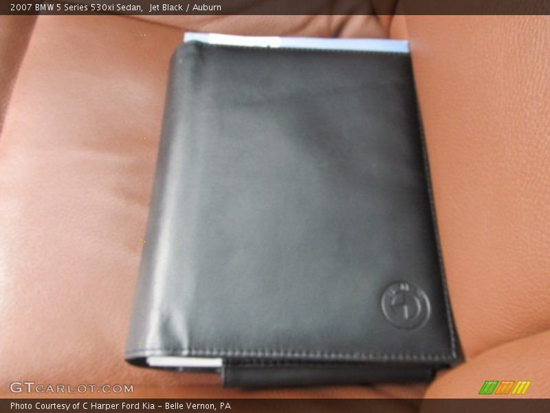 Jet Black / Auburn 2007 BMW 5 Series 530xi Sedan
