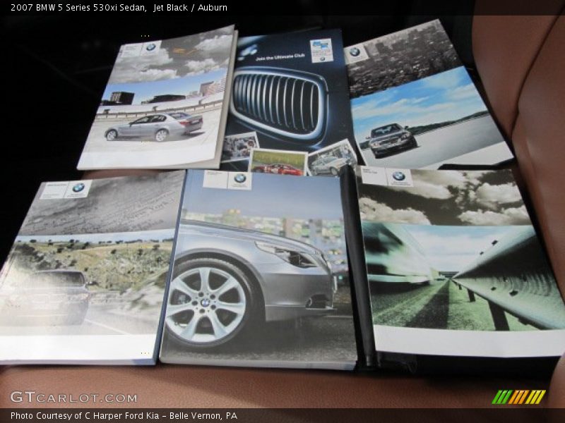 Jet Black / Auburn 2007 BMW 5 Series 530xi Sedan