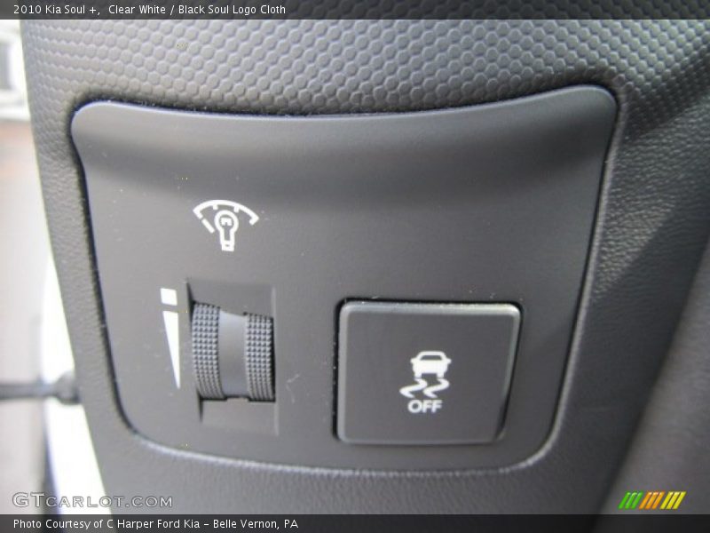 Clear White / Black Soul Logo Cloth 2010 Kia Soul +