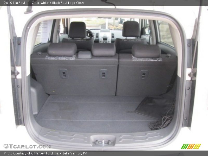 Clear White / Black Soul Logo Cloth 2010 Kia Soul +