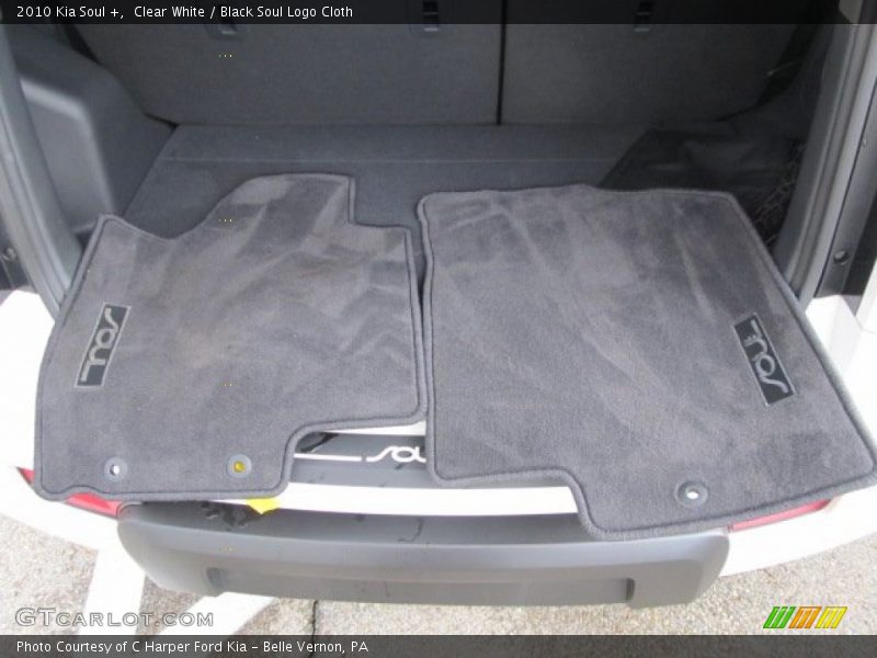 Clear White / Black Soul Logo Cloth 2010 Kia Soul +