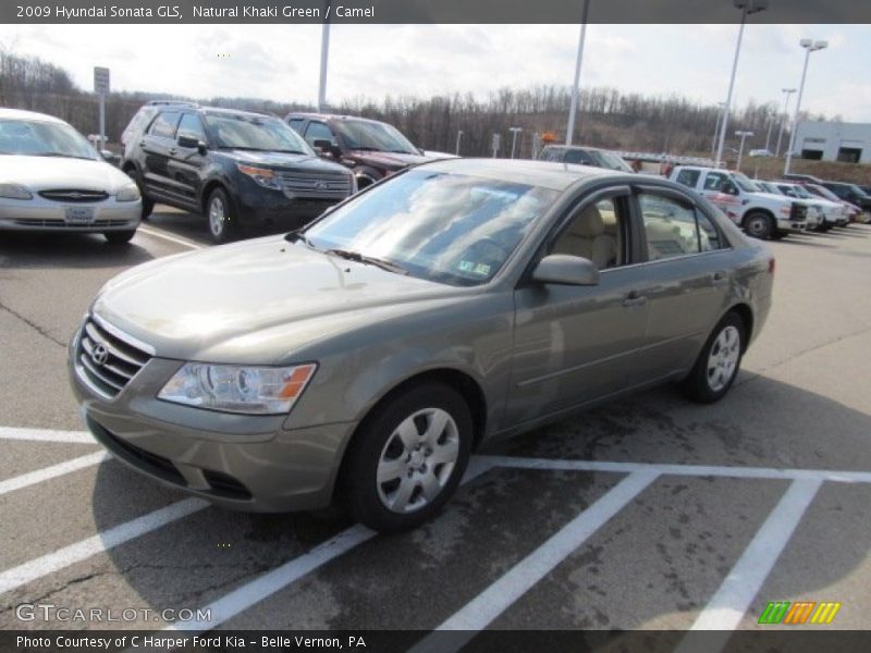 Natural Khaki Green / Camel 2009 Hyundai Sonata GLS