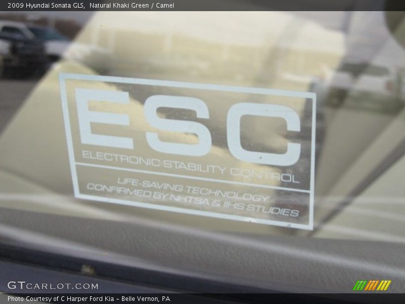 Natural Khaki Green / Camel 2009 Hyundai Sonata GLS