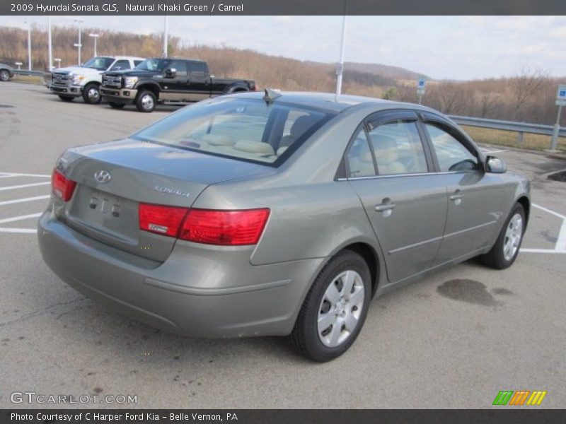 Natural Khaki Green / Camel 2009 Hyundai Sonata GLS