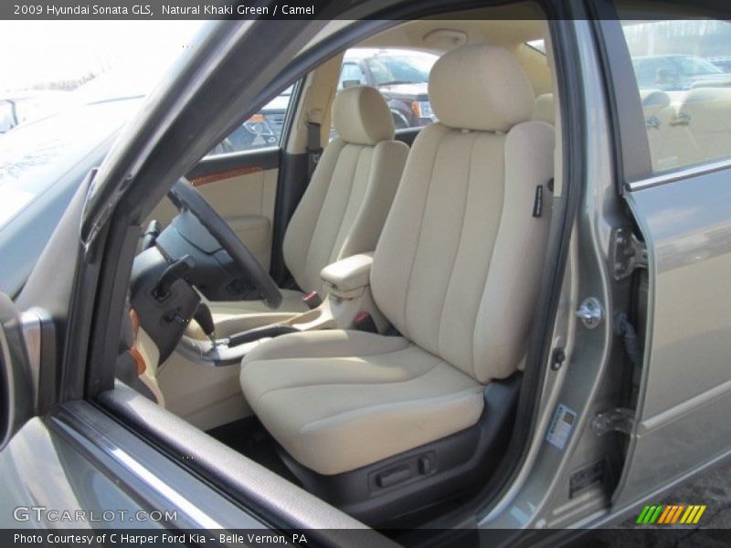 Natural Khaki Green / Camel 2009 Hyundai Sonata GLS