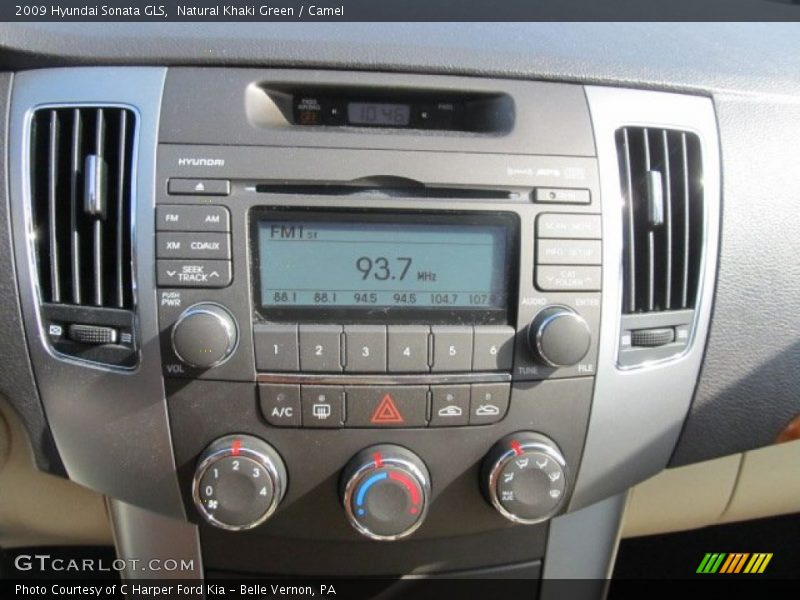 Natural Khaki Green / Camel 2009 Hyundai Sonata GLS