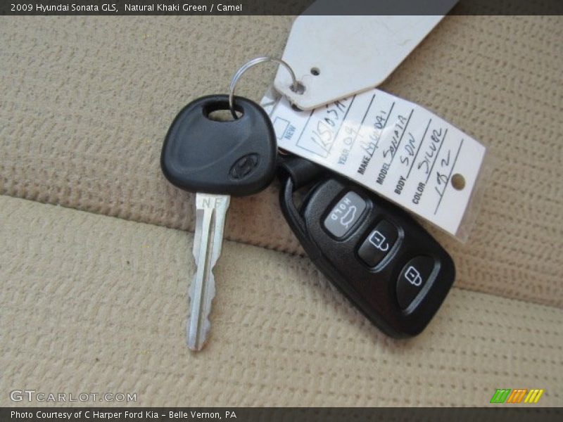 Natural Khaki Green / Camel 2009 Hyundai Sonata GLS