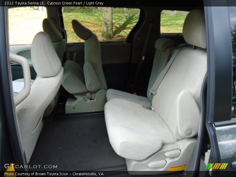 Cypress Green Pearl / Light Gray 2012 Toyota Sienna LE