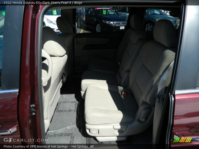 Dark Cherry Pearl II / Beige 2012 Honda Odyssey EX