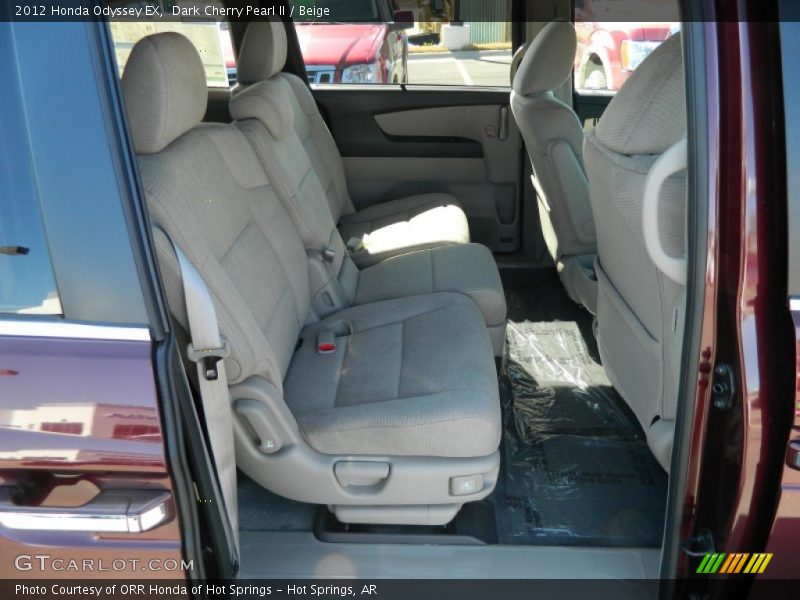 Dark Cherry Pearl II / Beige 2012 Honda Odyssey EX