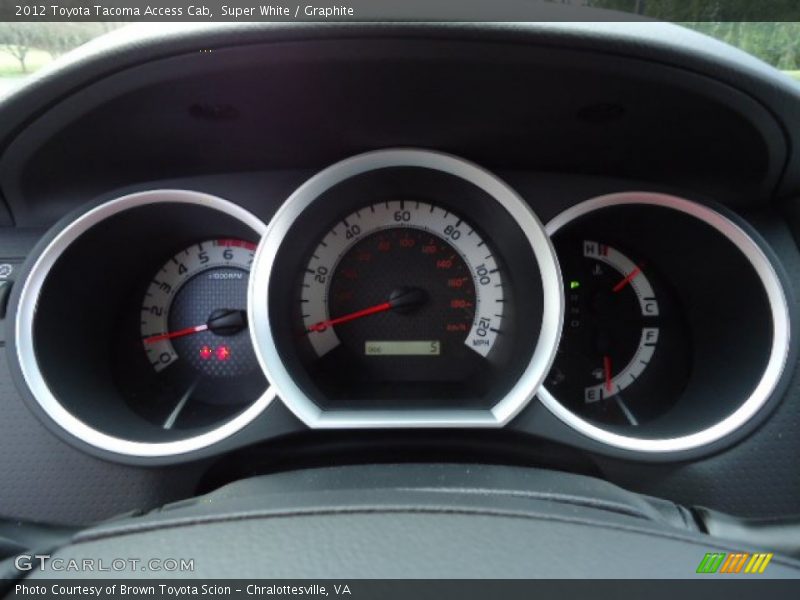 Super White / Graphite 2012 Toyota Tacoma Access Cab