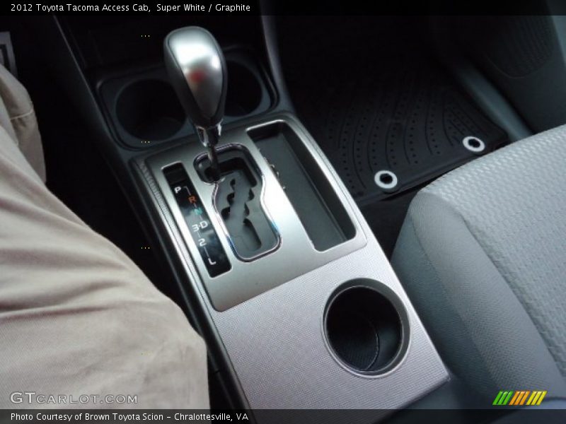 Super White / Graphite 2012 Toyota Tacoma Access Cab