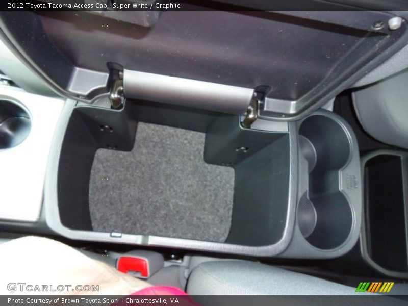 Super White / Graphite 2012 Toyota Tacoma Access Cab