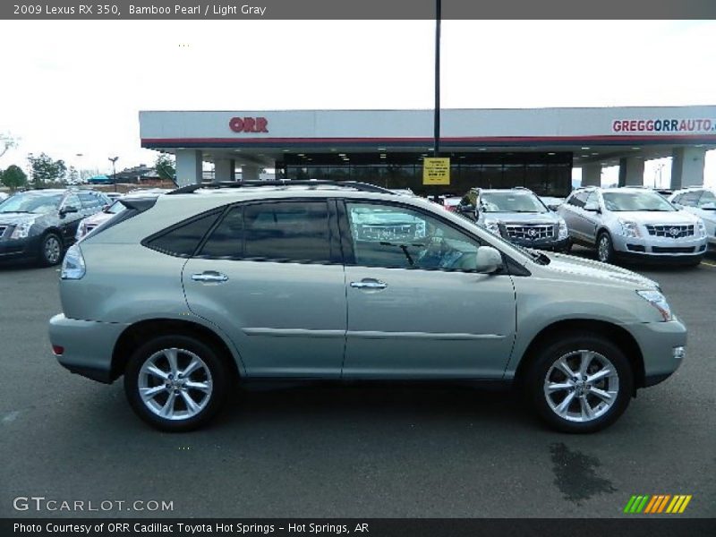 Bamboo Pearl / Light Gray 2009 Lexus RX 350
