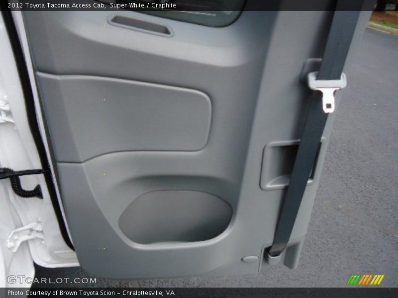 Super White / Graphite 2012 Toyota Tacoma Access Cab