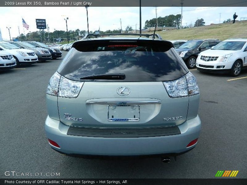 Bamboo Pearl / Light Gray 2009 Lexus RX 350