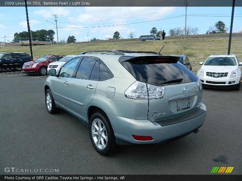 Bamboo Pearl / Light Gray 2009 Lexus RX 350