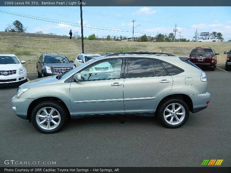Bamboo Pearl / Light Gray 2009 Lexus RX 350