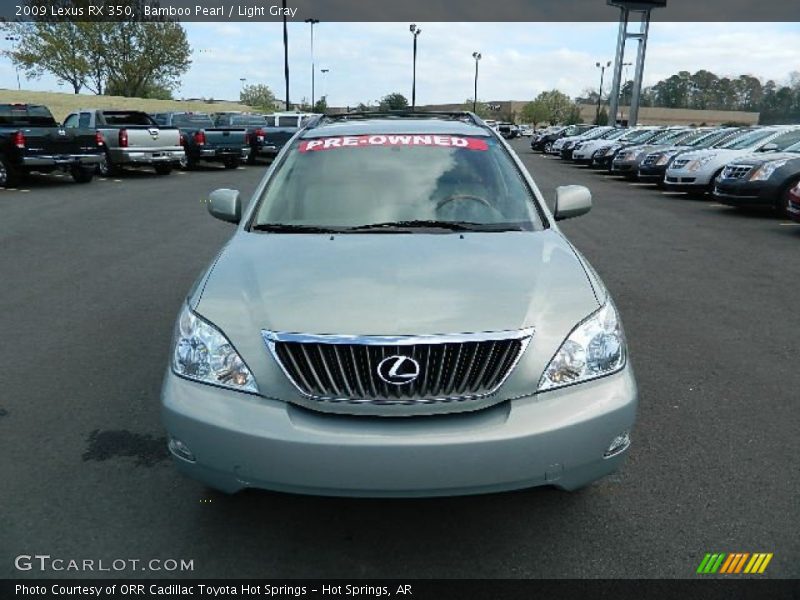 Bamboo Pearl / Light Gray 2009 Lexus RX 350