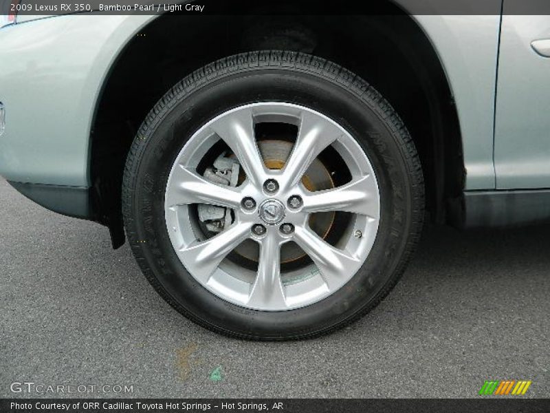 Bamboo Pearl / Light Gray 2009 Lexus RX 350