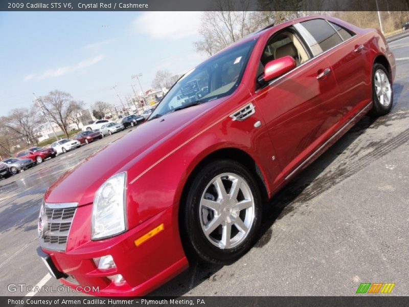 Crystal Red / Cashmere 2009 Cadillac STS V6