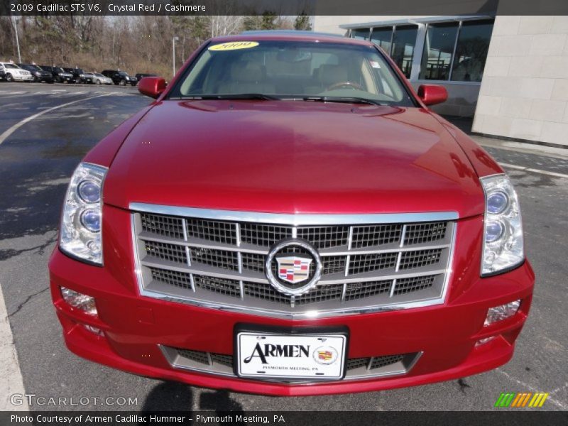 Crystal Red / Cashmere 2009 Cadillac STS V6