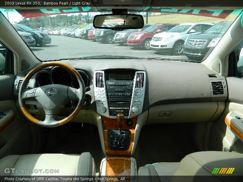 Bamboo Pearl / Light Gray 2009 Lexus RX 350