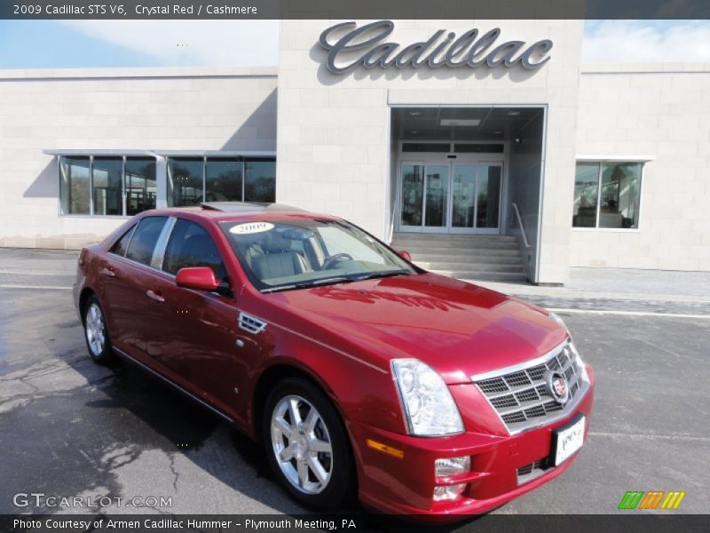Crystal Red / Cashmere 2009 Cadillac STS V6