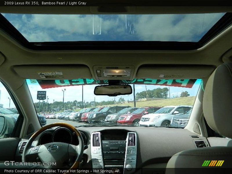 Bamboo Pearl / Light Gray 2009 Lexus RX 350