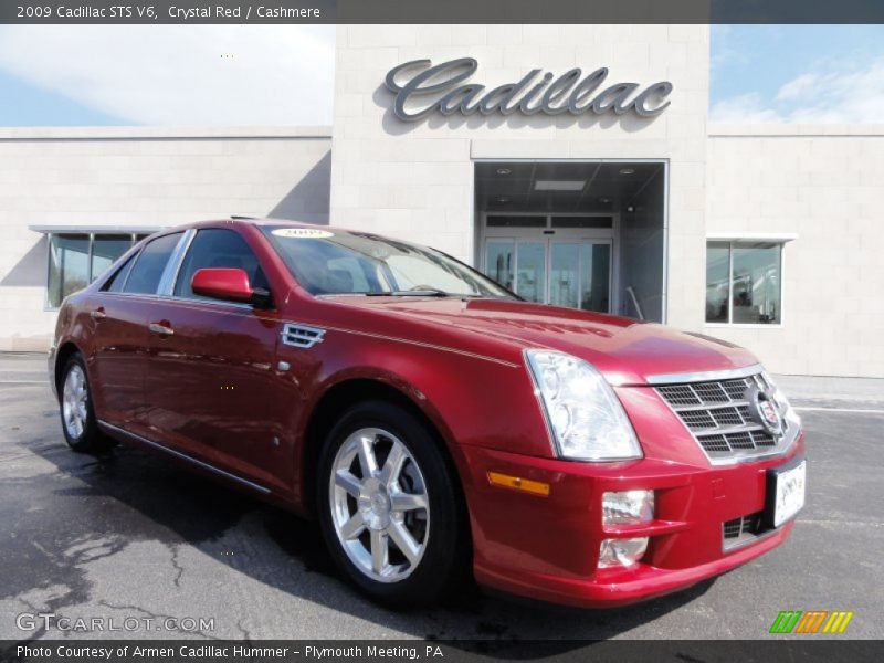 Crystal Red / Cashmere 2009 Cadillac STS V6
