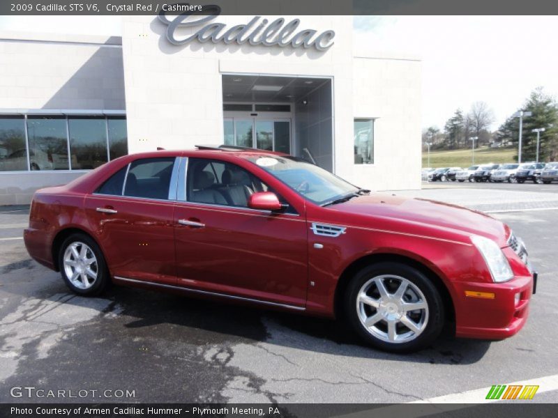 Crystal Red / Cashmere 2009 Cadillac STS V6