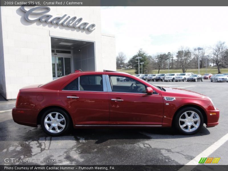 Crystal Red / Cashmere 2009 Cadillac STS V6