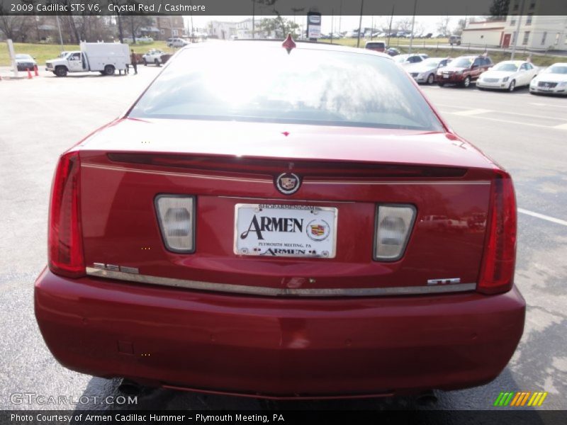 Crystal Red / Cashmere 2009 Cadillac STS V6